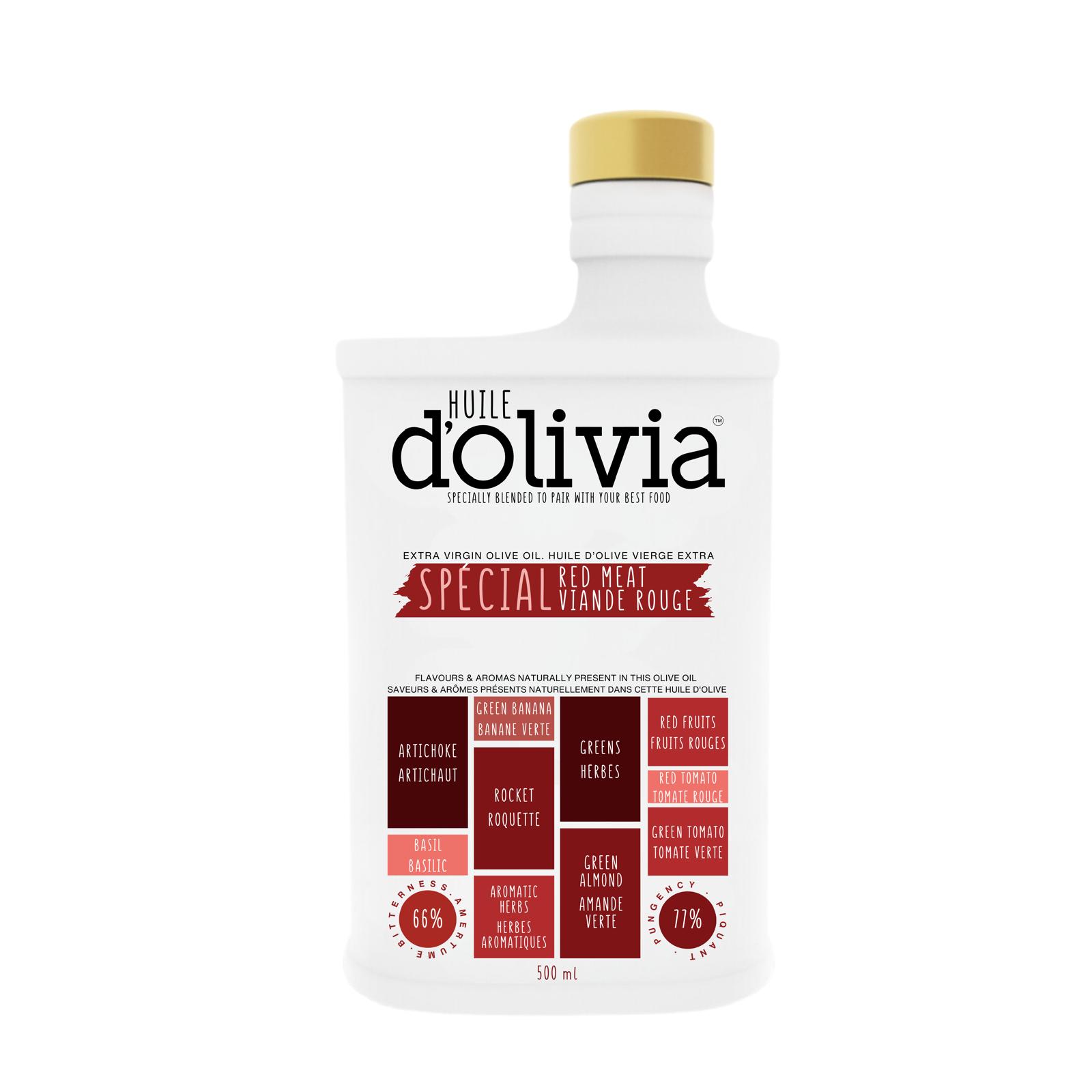 Huile d'olivia RED MEAT